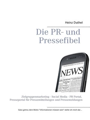 cover image of Die PR- und Pressefibel